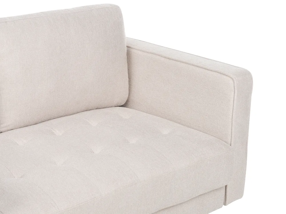 Sofa Set 4-Sitzer NURMO Stoff Hellbeige_896203