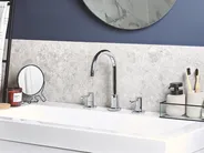 Basin Mixer Tap SIPI Brass Silver_786744