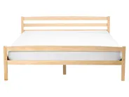 Bed Pine Wood ECHALLON 160 x 200 cm (EU King Size) Light Brown_1113294