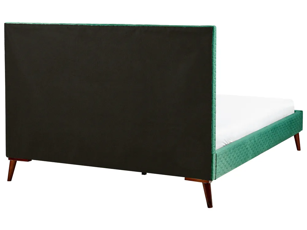 Krevet Samet BAYONNE 160 x 200 cm Tamnozelena_744031