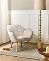 Sessel TORUD Stoff Hellbeige