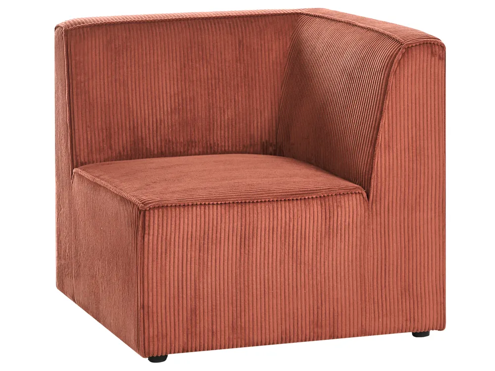 Modul Ecksofa 4-Sitzer LEMVIG Cord Goldbraun linksseitig_1054906