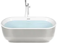 Freestanding Bathtub PINEL 1700 x 800 mm Silver_793056