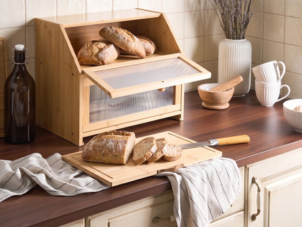 Brotkasten CROQUANT Bambus Hellbraun