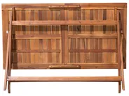 Gartenmöbel Set 6-Sitzer CENTO inkl. Kissen Akazienholz Braun_691134