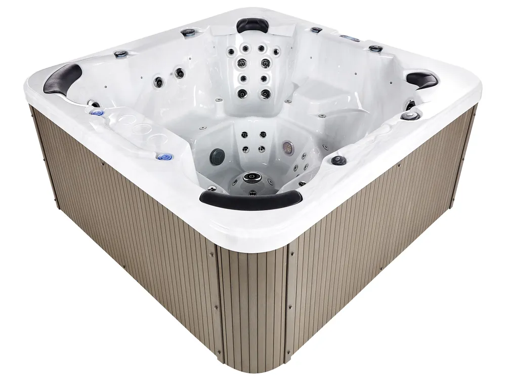 Outdoor Whirlwanne mit LED VILLARRICA Weiß_965301