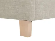 Bett mit Lattenrost Stoff SENNEZ 180 x 200 cm Beige_714103