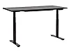 Schreibtisch elektrisch höhenverstellbar DESTINAS 160 cm x 72 cm Schwarz