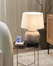 Tischlampe MAREB Keramik Beige_822599
