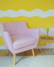 Armchair DRAMMEN Fabric Pink_827418