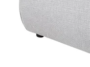 Wasserbett Stoff VINAY 180 x 200 cm Hellgrau_970455