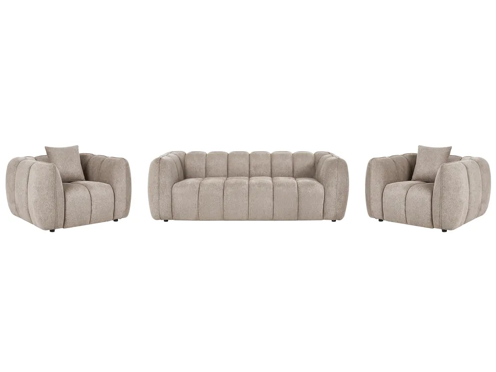 Sofa Set 5-Sitzer NESS Stoff Taupe