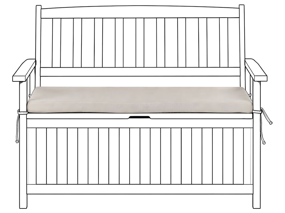 Bankauflage SOVANA 108 x 45 cm Beige