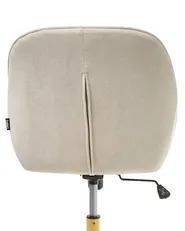 Schreibtischstuhl BARDSDALE Samtstoff Hellbeige_1010308