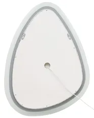 LED-Badezimmer-Spiegel BETHUNE 58 cm 78 cm Silber_844402