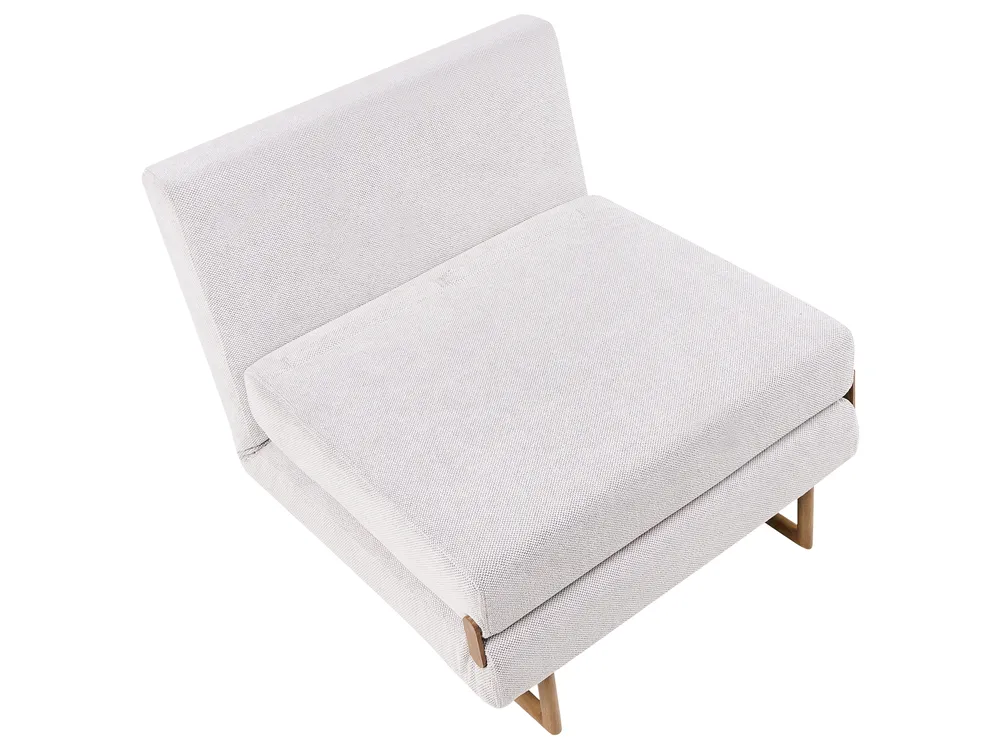 1-Sitzer Schlafsofa JERSLEV Stoff Cremeweiß_1009895