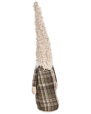 Weihnachtsdekoration 3er Set NAKKILA 51/55/66 cm Zwerg Braun_1174251