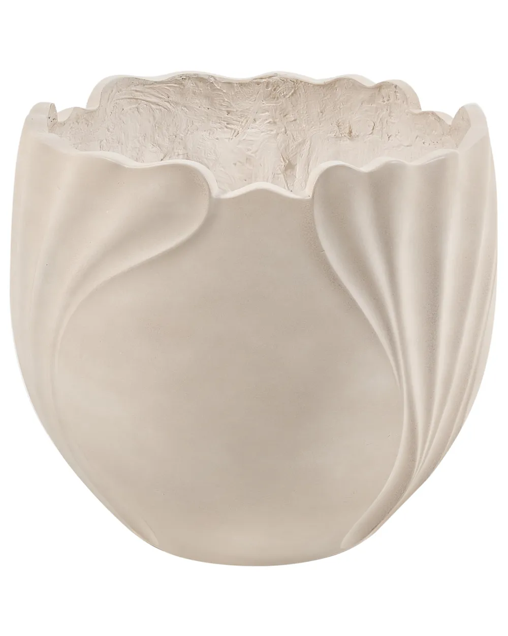 Blumenkübel ARPONE 44 cm Hellbeige