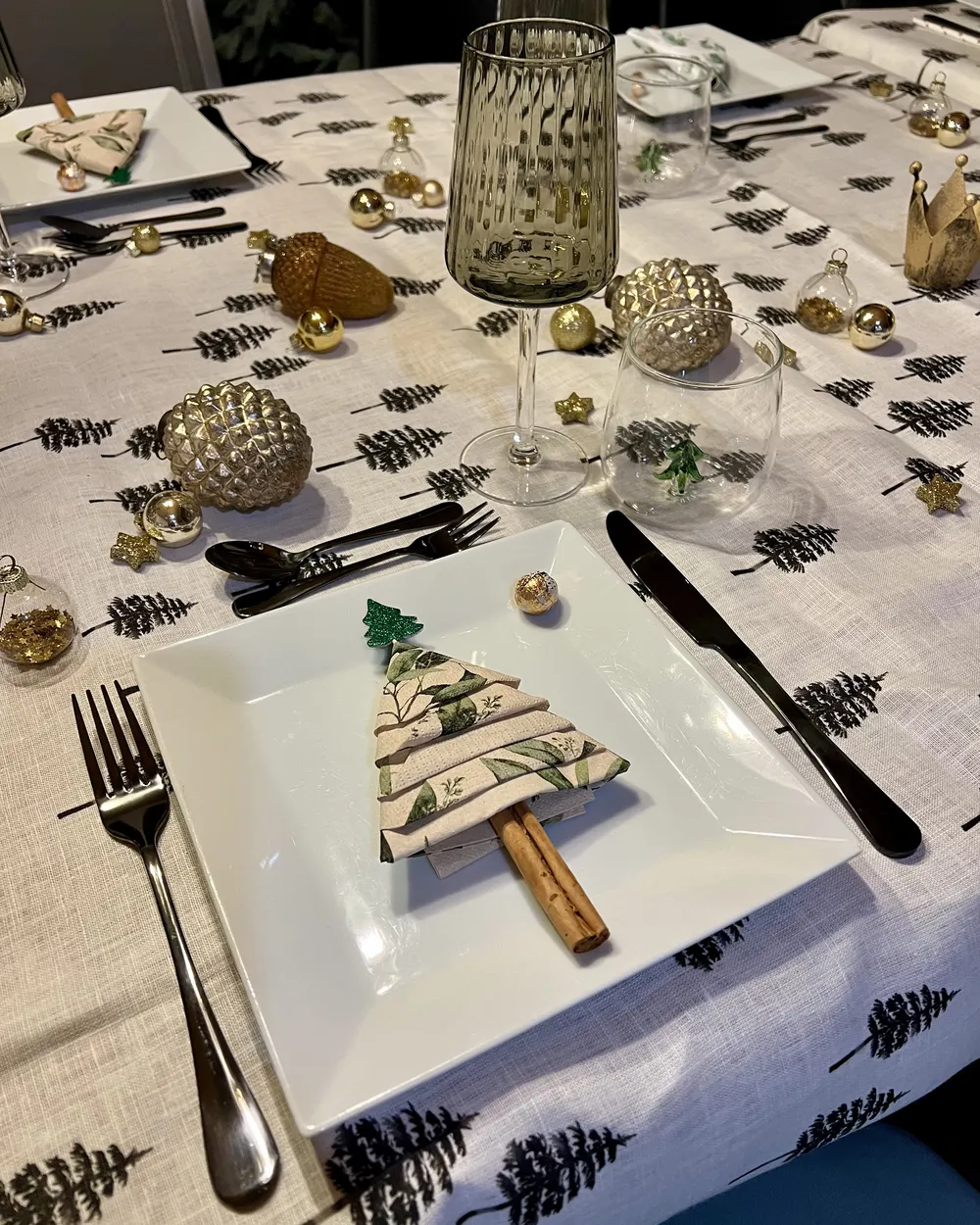 Weihnachtskugel 6er Set AMBRE Glas Gold_953263