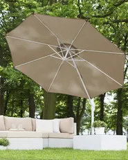 Ampelschirm 300 cm SAVONA Dunkelbeige_699616