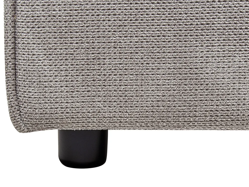 Bett mit Lattenrost Stoff LINARDS 180 x 200 cm Grau_876164