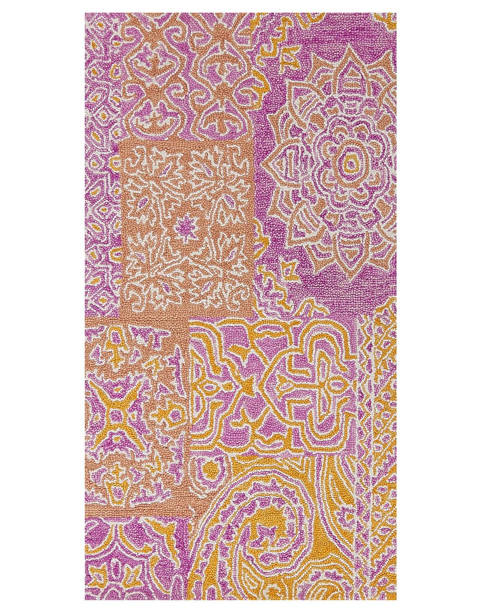 Rug AVANOS Pink 80 x 150 cm Wool