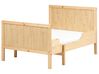 Mitwachsendes Kinderbett Kiefernholz MONTIGNY 90 x 200 cm Hellbraun