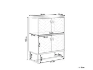 Cabinet NUEVA Light Brown/ White_787120