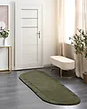 Rug BERANI Dark Green 80 x 250 cm Viscose