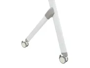 Zusammenklappbarer Schreibtisch BENDI 160 cm 60 cm mit Rädern Hellbraun_922336