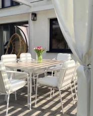 Blumenkübel LIXOURI 47 cm Beige_1172178