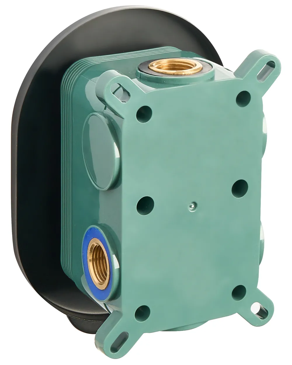 Einbau-Duschset mit Regendusche TINGUIRIRICA Schwarz_1000440