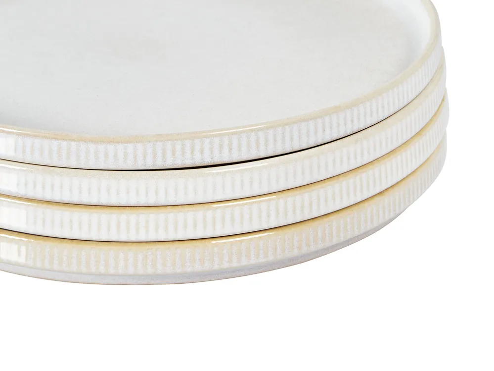 Set of 24 Dinnerware SPIKENARD Stoneware Off-White_1002726