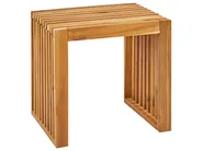 Gartenmöbel Set mit Bänken und Hockern 6-Sitzer BELLANO Akazienholz Braun_921994
