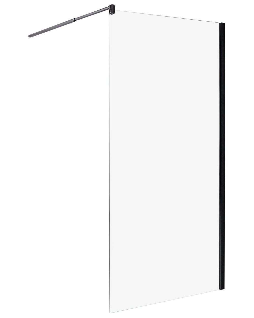 Shower Screen AHAUS 1000 x 1900 mm Black