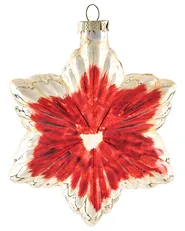Weihnachtskugel 70er Set TWINKLE Glas Rot / Grün_1027914