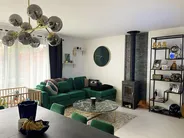 Ecksofa 4-Sitzer OSLO Samtstoff Dunkelgrün linksseitig_842678