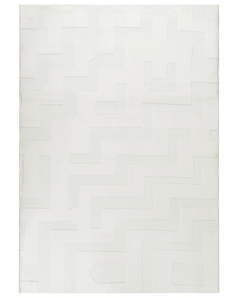 Teppich GINGERA Cremeweiß 160 x 230 cm