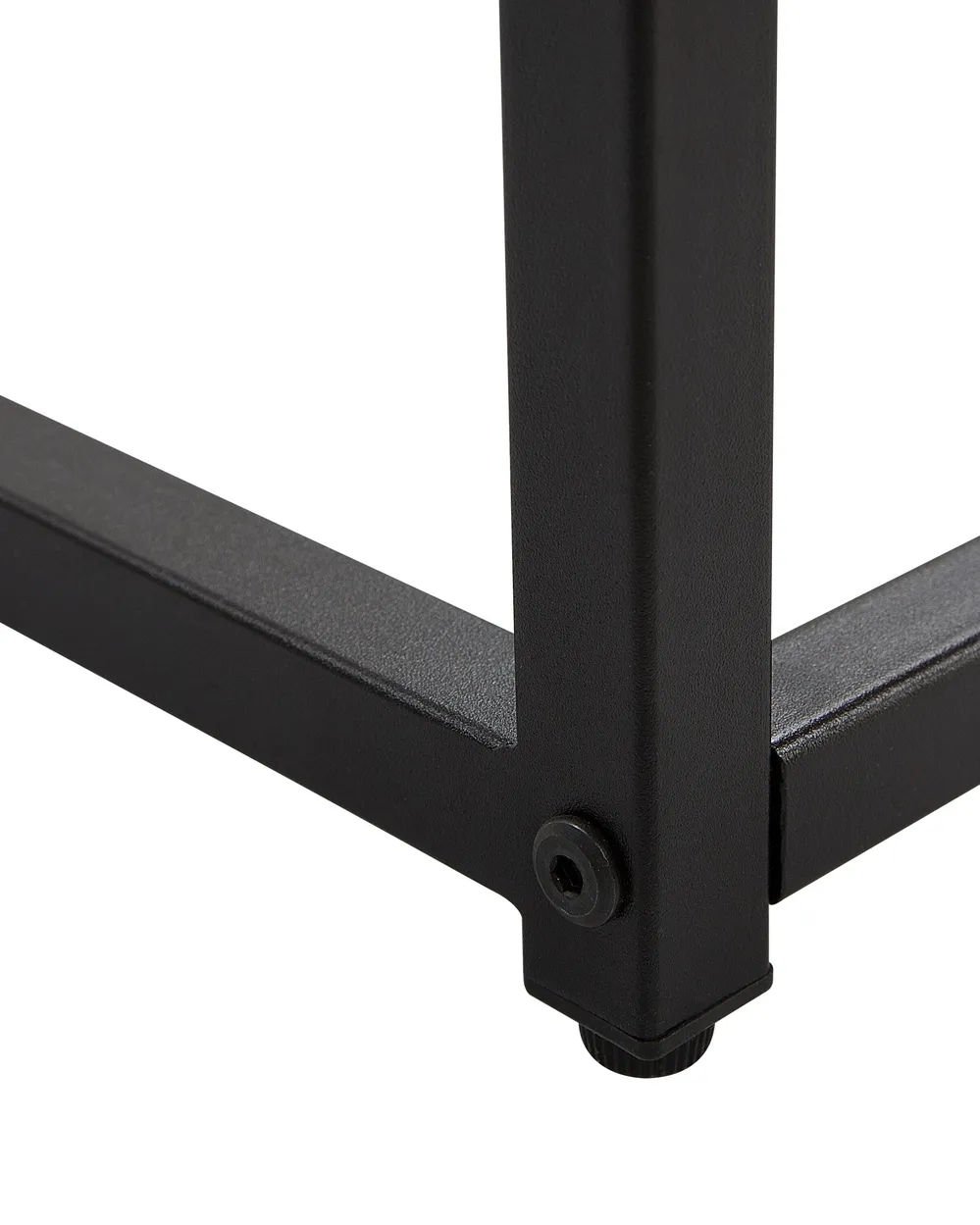 Konsolentisch DELANO Sicherheitsglas Marmor Optik / Schwarz_757533