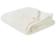 Tagesdecke SURMI Webpelz 200 x 220 cm Cremeweiß_917658