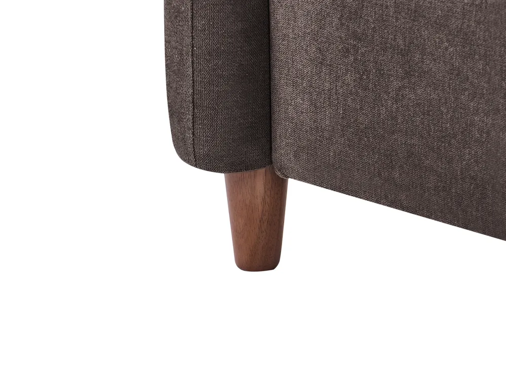 Sofa 3-Sitzer MARE Stoff Dunkelbraun_1100146