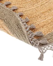 Teppich MARTS Grau ø 140 cm Jute_869889