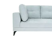 Sofa 4-Sitzer YURI Kunstleinen Hellblau_1087721