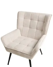 Sessel BELLINGMO Stoff Hellbeige_1012235