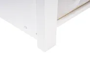 Kinderbett mit Ausziehbett Kiefernholz CRILLON 90 x 200 cm Weiß_961921