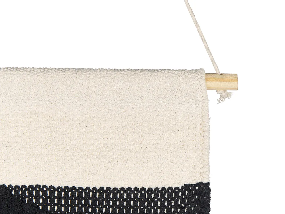 Wandbehang DASKA Baumwolle 107 cm Beige_841446