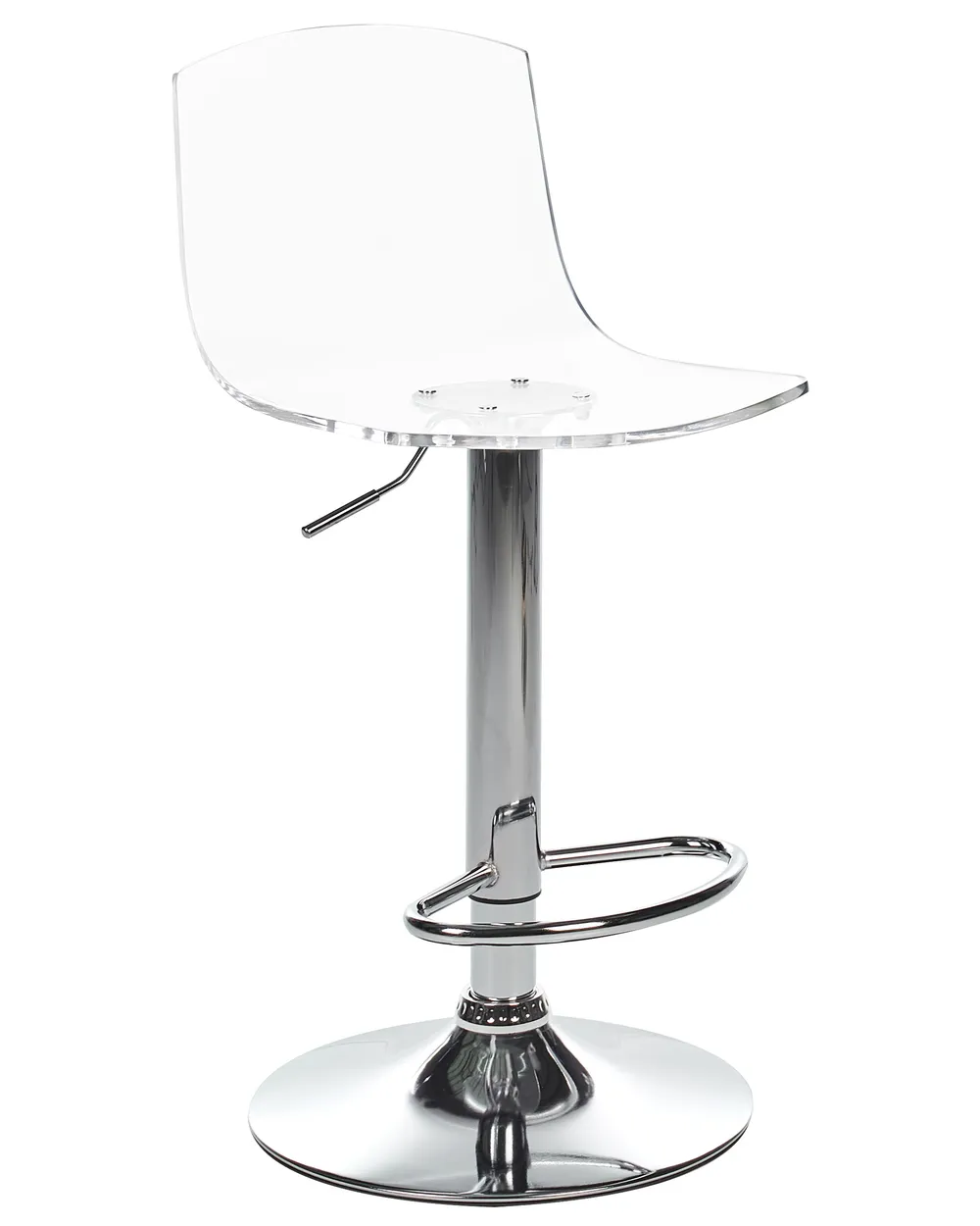 Set mit 2 Barstühlen IMOLA drehbar Transparent_915126