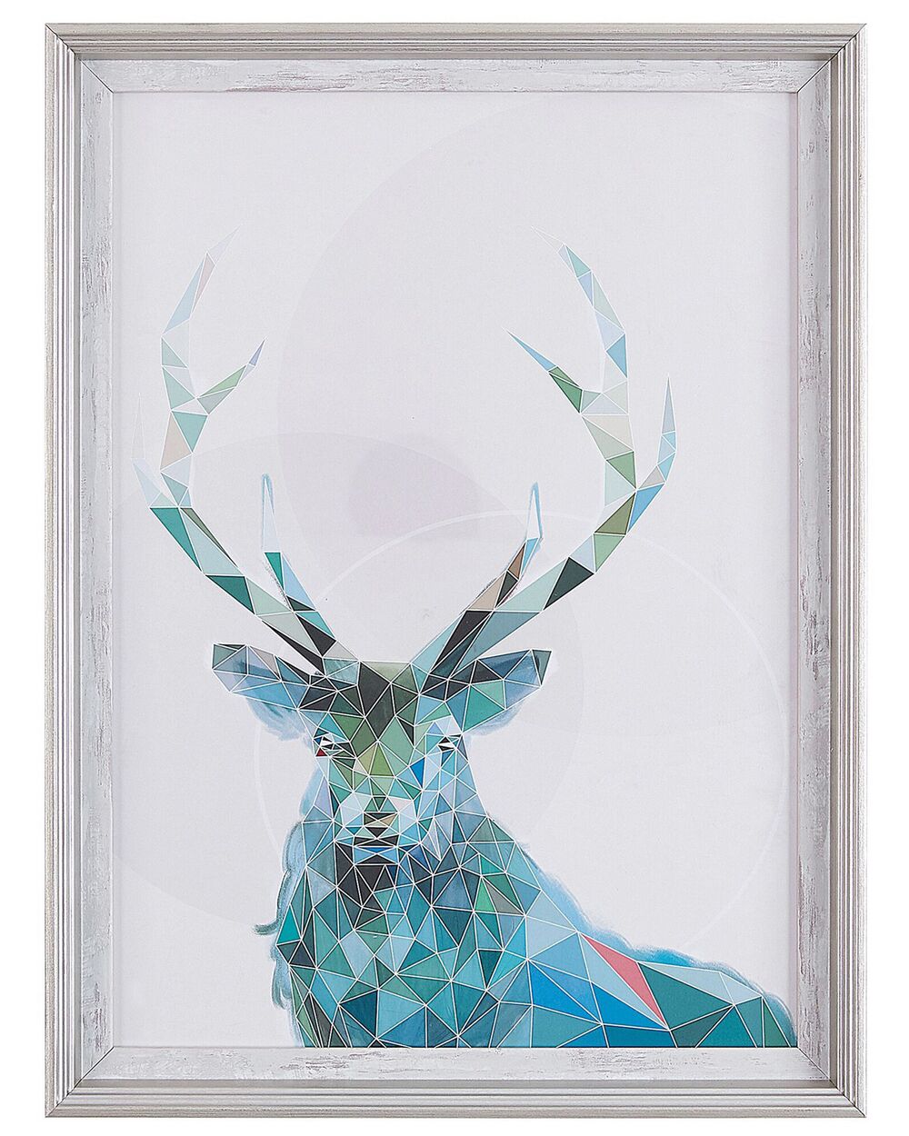 Ingelijste afbeelding KAYES 30 x 40 cm Dieren motief Blauw