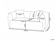 Sofa 2 Seater VALBY Boucle Off-White_1057202
