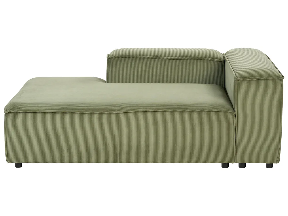 Modul Ecksofa 4-Sitzer ARDAL Cord Grün rechtsseitig_947377